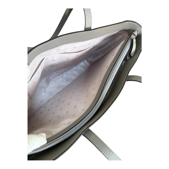 Authentic Kate Spade Molly Large Leather Tote True Taupe! - Picture 12 of 15